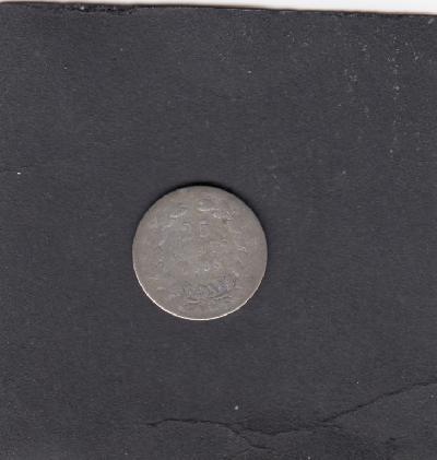 Beschrijving: 25 Cent WILHELMINA